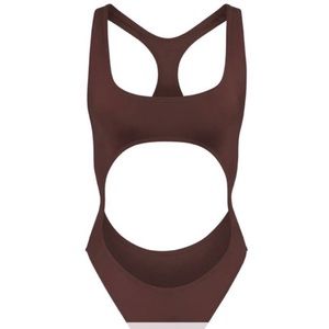 Skims nwot brown size medium monokini